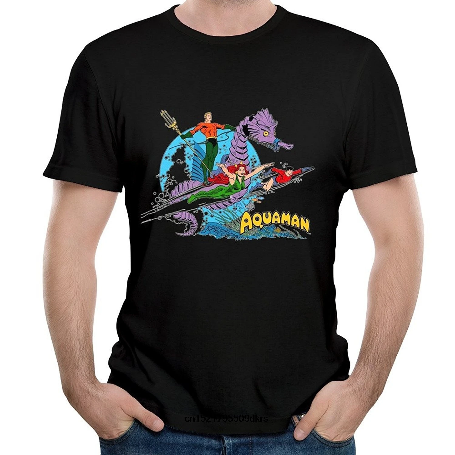 Для мужчин Футболка Keep Calm and остаться King of The Seven морей аквамэн джентльмен Топы и