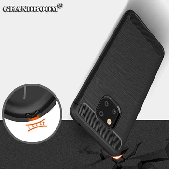 

1000pcs Carbon Fiber Brushed Soft TPU Armor Case For Huawei Mate 20X 10 9 8 Pro Lite Nova 3i 3E 2 2S Plus Shockproof Rugged Case