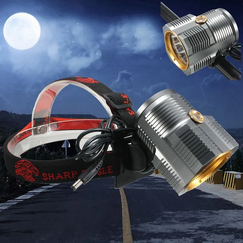 

80000lm Smuxi 7* T6 headlamp L2 head light 3 Mode 8000 Headlight for hunting cycling mountaineering camping