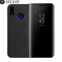 

SPCASE Flip Leather Case For Redmi Note 5A Redmi 5 Plus Redmi Note 4X Window View Mirror Stand Cover For Xiaomi 8 8SE 6 5X MiX 2
