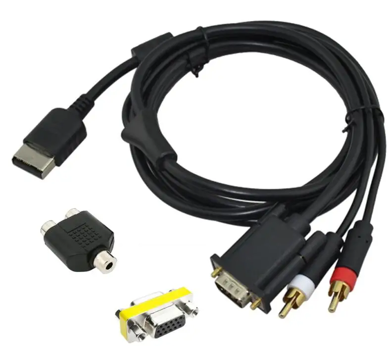 Buy High Definition VGA Cable adapter 3.5mm 2RCA audio
