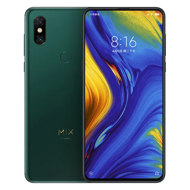 Глобальная ПЗУ Xiaomi mi X 3 8 Гб 128 ГБ Восьмиядерный мобильный телефон Snapdragon 845 3200 мАч 6,39 ''полный экран 2 задней и 2 фронтальные камеры - Цвет: Green