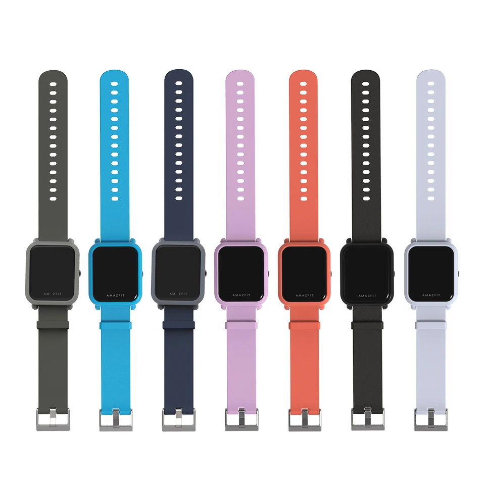 Для Amazfit ремешок Bip браслет силиконовый защитный чехол бампер для Huami BIT PACE Lite Youth