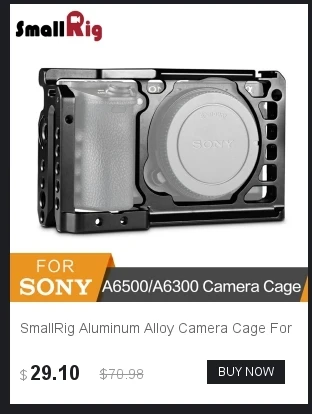 Клетка для камеры SmallRig для sony A6000/A6300/A6500 ILCE-6000/ILCE-6300/A6500/Nex-7 клетка из алюминиевого сплава для крепления штатива монитор-1661