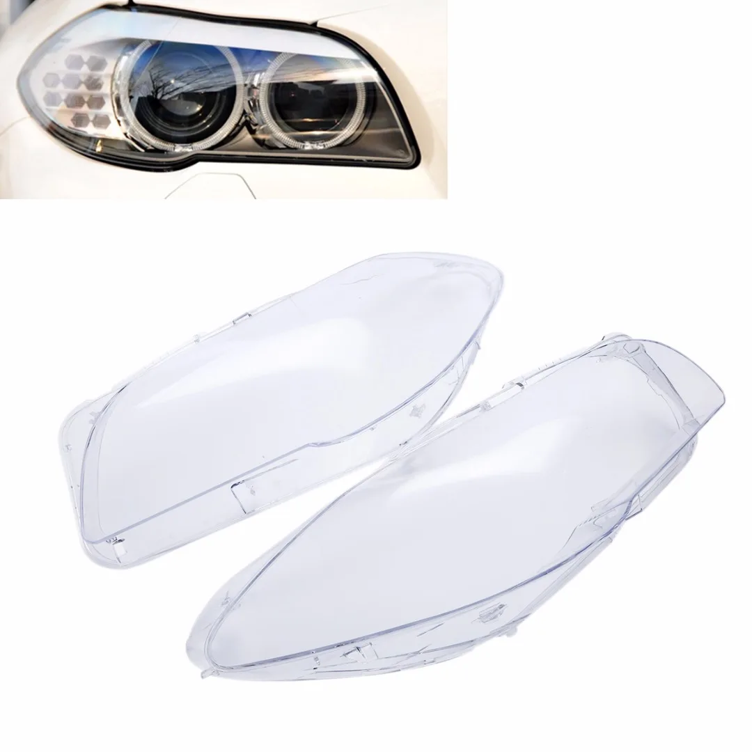 

1 Pair High Quality Headlight Clear Lens Cover Front Left + Right Headlamp Shell For BMW F10 F18 2010 2011 2012 2013 2014 2015