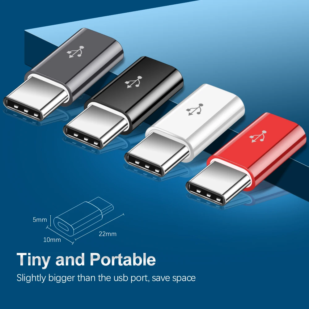 OTG Type-C Adapter USB C to Micro USB OTG Cable USB Type C Adapter for Macbook Pro Samsung S8 S9 S10 Huawei P20 lite Type-c1