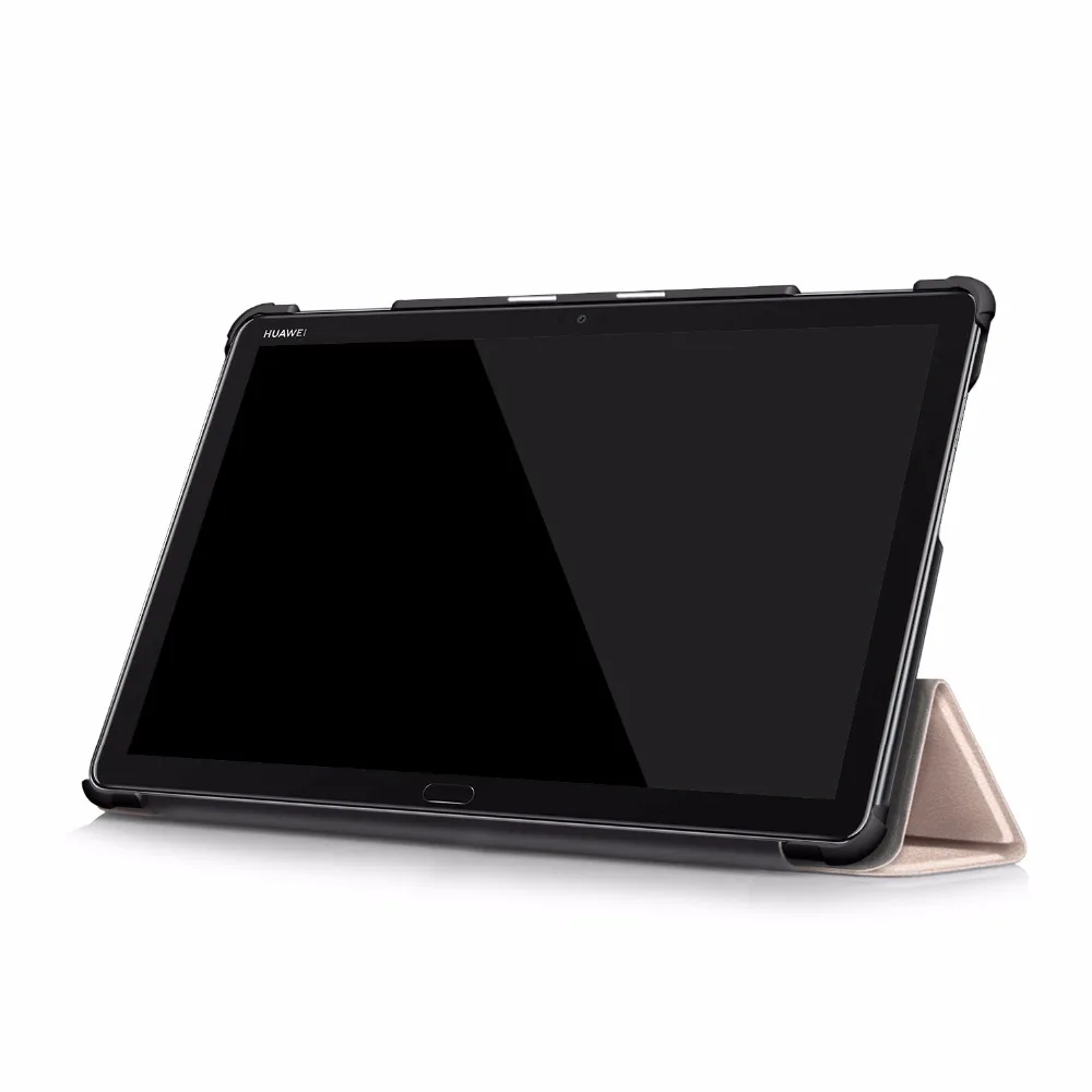 Хорошее кожаный чехол для huawei Mediapad M5 Lite 10 10,1 BAH2-W09/L09/W19 чехол-подставка Smart Case для huawei Mediapd M5 Lite 10,1