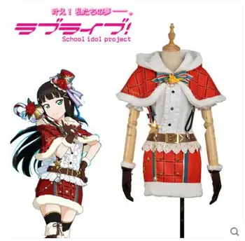 

LoveLive!Sunshine!! Kurosawa Dia Christmas Uniforms Cosplay Costume Custom Made Free Shipping A