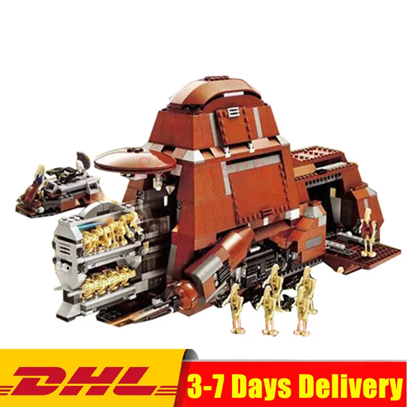 

In Stock DHL Lepin 05069 Star Set War The Federation Transportation Tank Set MTT Children Building Blocks Bricks Toys 7662