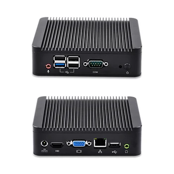 

Qotom Industrial Mini PC Computer Celeron J1900 Micro PC Ubuntu Linux Quad Core Fanless Mini Computer
