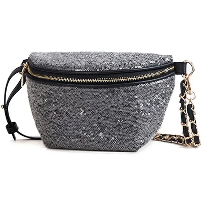 Miyahouse Multipurpose Female's Waist Packs Bling Sequins Women Chest Bag With Chain Hot Sale Ladies Fashion Shoulder Bag
Miyahouse Multipurpose Female's Waist Packs Bling Sequins Women Chest Bag With Chain Hot Sale Ladies Fashion Shoulder Bag