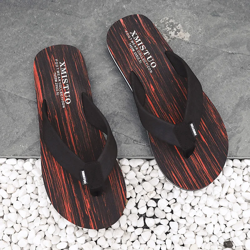 

High quality Brand Non-slip Flip Flops Men Summer Beach Slippers Men Black Fashion Breathable Casual Men Slippers Outdoor