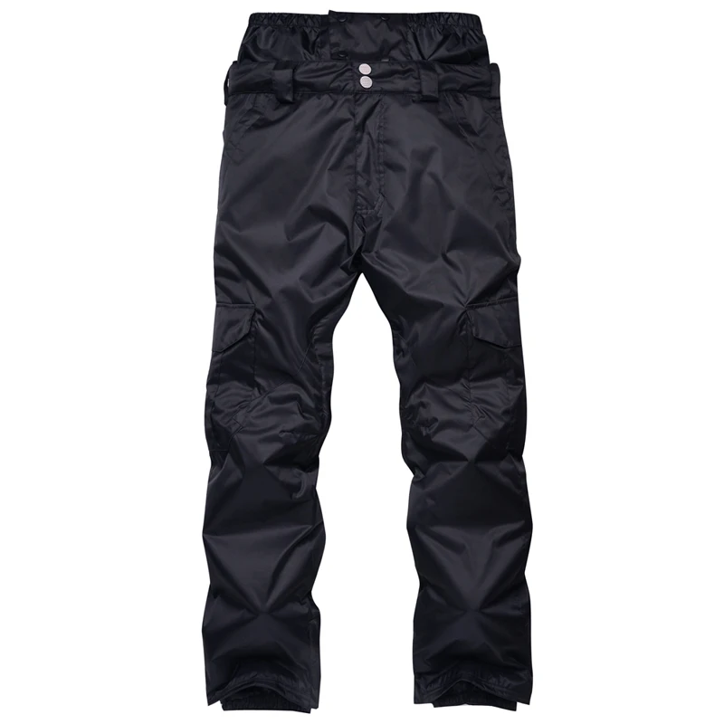 Pantalones de snowboard para hombre invierno al aire libre a prueba de viento impermeable calentamiento grueso camuflaje de alta cintura pantalones de esquí envío gratis