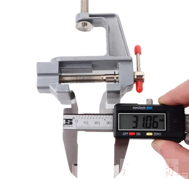 Алюминиевые Мини-тиски хобби стол тиски для Ювелирные изделия для изготовления модели DIY Инструменты
