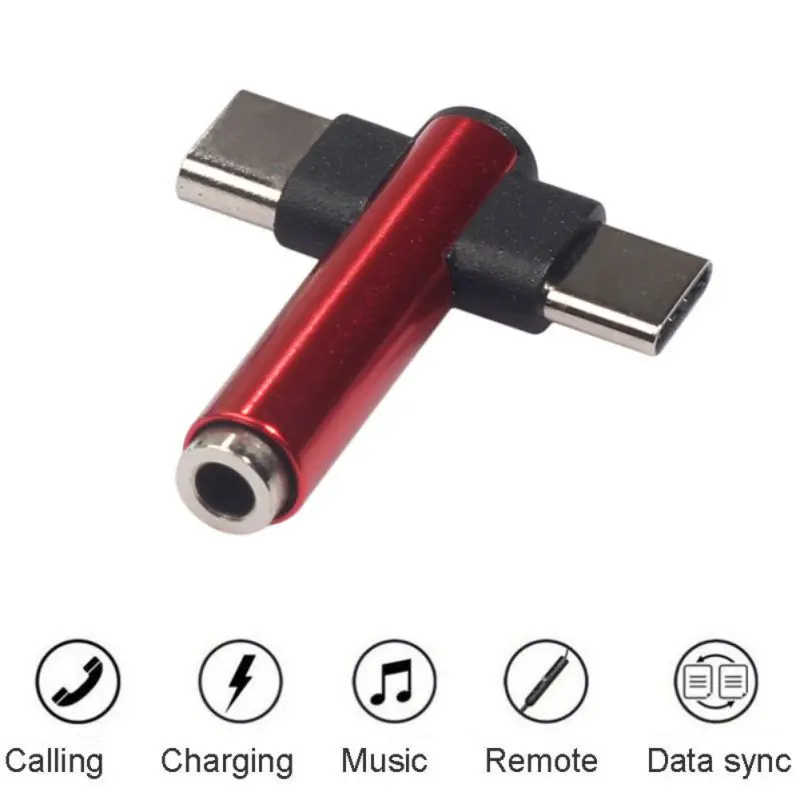 2 в 1 type C до 3,5 мм разъем для наушников зарядный конвертер usb type-C аудио адаптер для телефонов Xiaomi 6 huawei P10 mate 20 type C