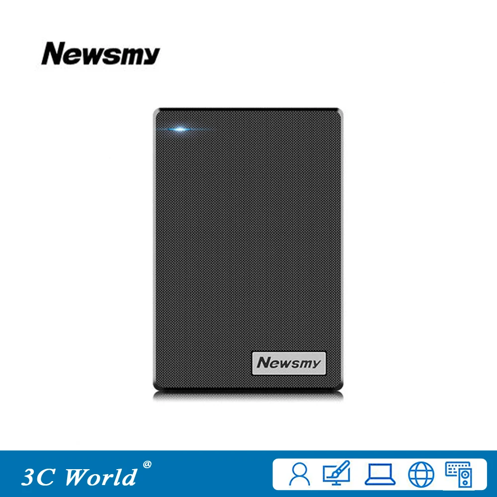 Newsmy 2 5 &quotПортативный внешний жесткий диск 120 ГБ 160 светодиодный свет высокой