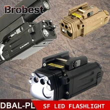 DBAL-PL Тактический ИК лазерный светильник комбинированный стробоскоп оружие светильник светодиодный пистолет фонарик TAC с красным лазером NV осветитель