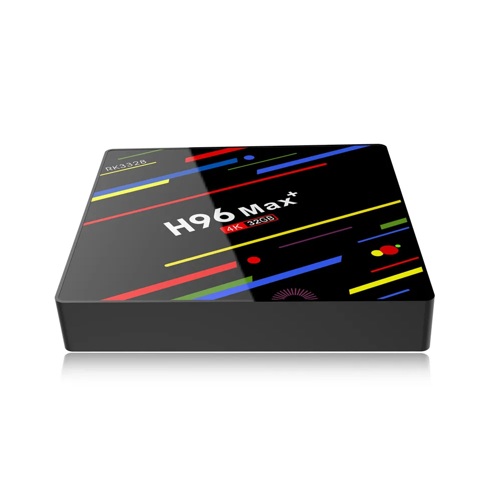 Android 8 1 ТВ коробка H96 Max + RK3328 Quad Core 64bit 4 ГБ DDR3 32 EMMC умный Box Wi Fi К H.265 USB 3 0 Декодер