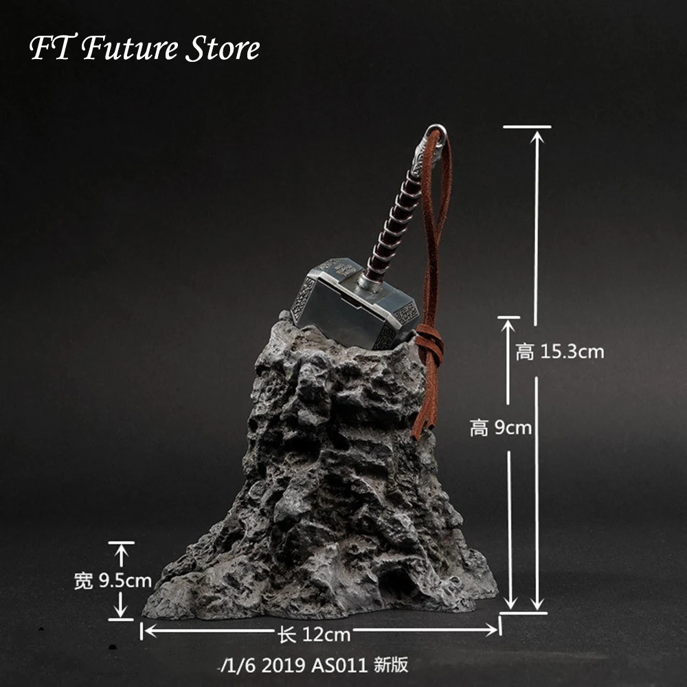 

New 1:6 Solider Figure Scene Accessory AS011 The Avengers Raytheon Thor Hammer & Platform Model for 12'' Action Figure
