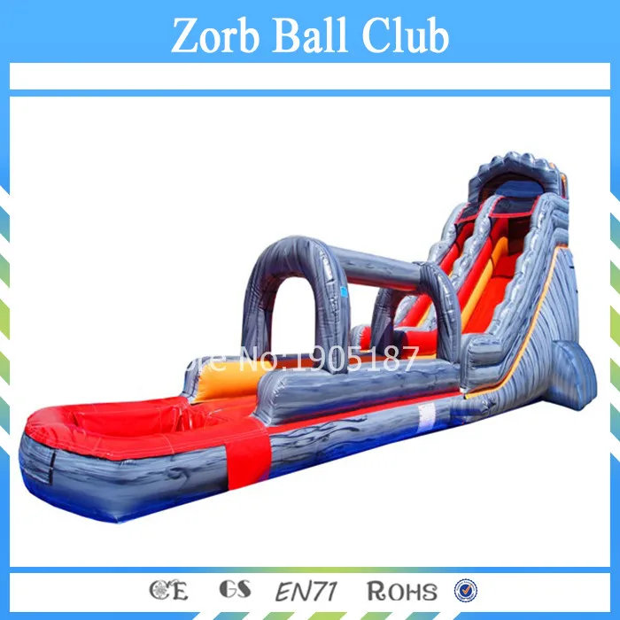 

Free Shipping Commercial Giant Inflatable Water Slide for Adult Large Inflatable Pool Slide