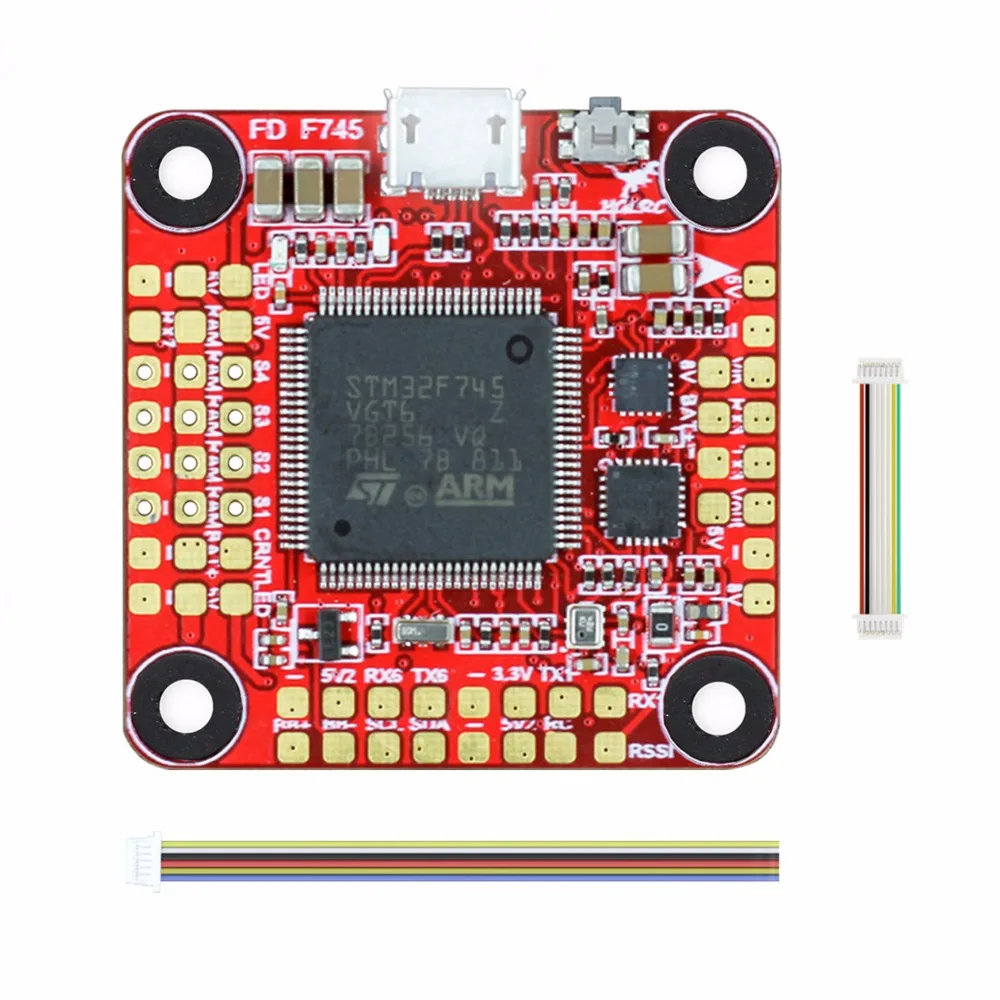 HGRLC Forward F7 V2 Dual Gyro 3-6S Flight Controller STM32F745 OSD w/5V/3A 8V/1.5A BEC 10.2G 30.5x30.5mm for RC Drone Quadcopter