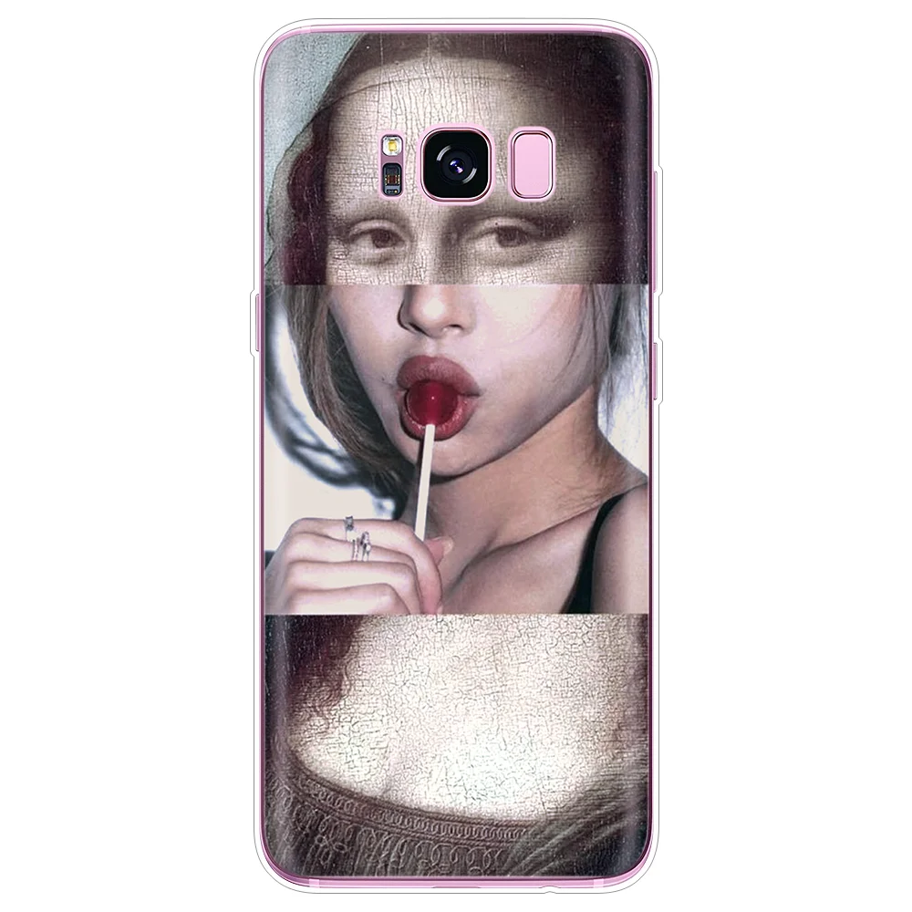 Смешная картина маслом крышка для samsung Galaxy Note 9 8 3 J2 J5 J7 Prime J1 J3 J5 J7 J8 J4 J6 плюс M10 M20 M30 чехлы - Цвет: mnbbt