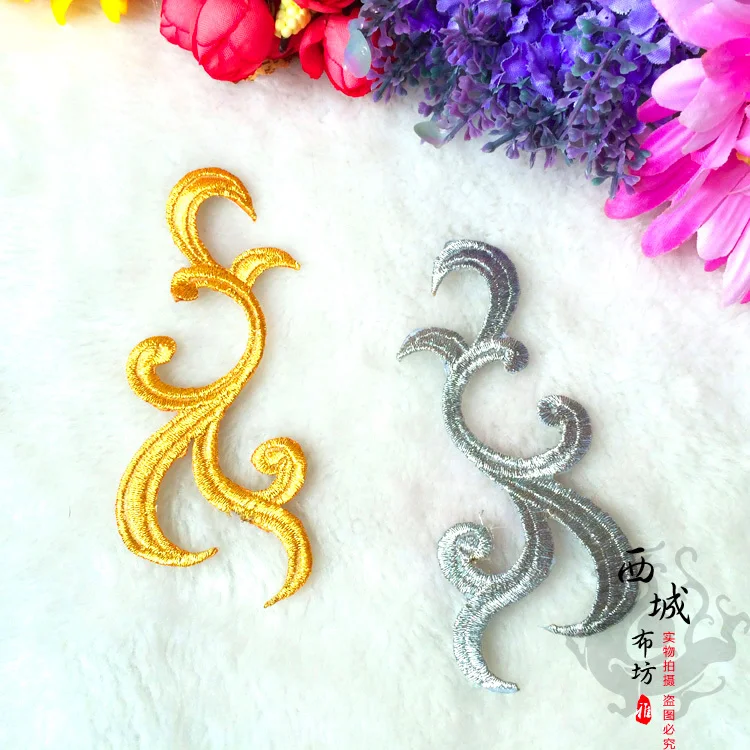 20 pcslot patch applique gold embroidery fabric applique gold metallic 20 pcslot patch applique gold embroidery fabric applique gold metallic