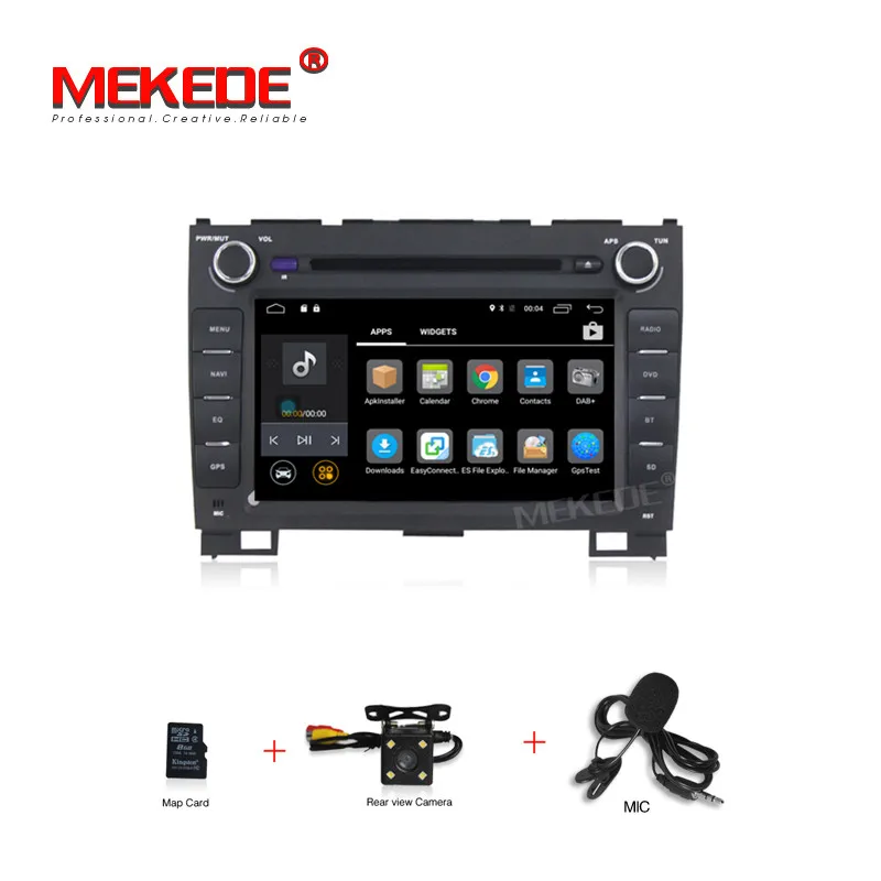 MEKEDE M518 8 дюймов 2din Android7.1 автомобильный Стайлинг Автомобильный Gps dvd-плеер для Hover H3 H5 поддержка 4G SIM wifi BT NAVI OBD2 - Цвет: add camera