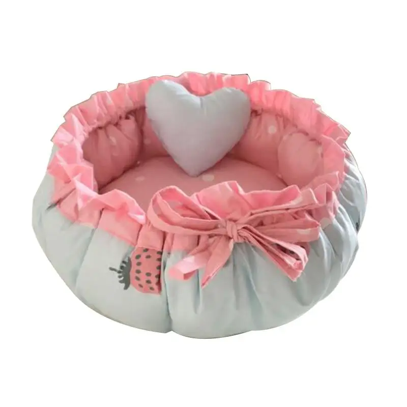 

Sweety Pet Dog Bed Cat Bed House Cushion Kennel Pens Sofa With Pillow Warm Sleeping Bag New Arrival 1PC