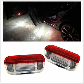 

2x LED Car styling Door Light Under Door Warning Light Courtesy Light Lamps For VW Golf 5 6 7 Passat B6 B7 Jetta MK5 CC Tiguan
