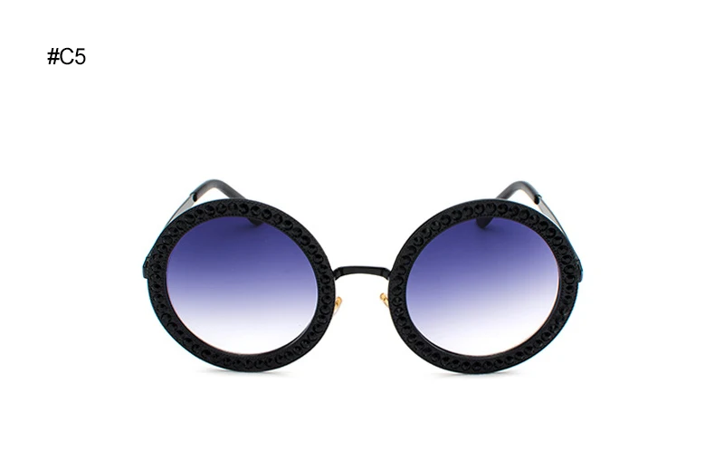 New Fashion Diamond Round Sunglasses (26)