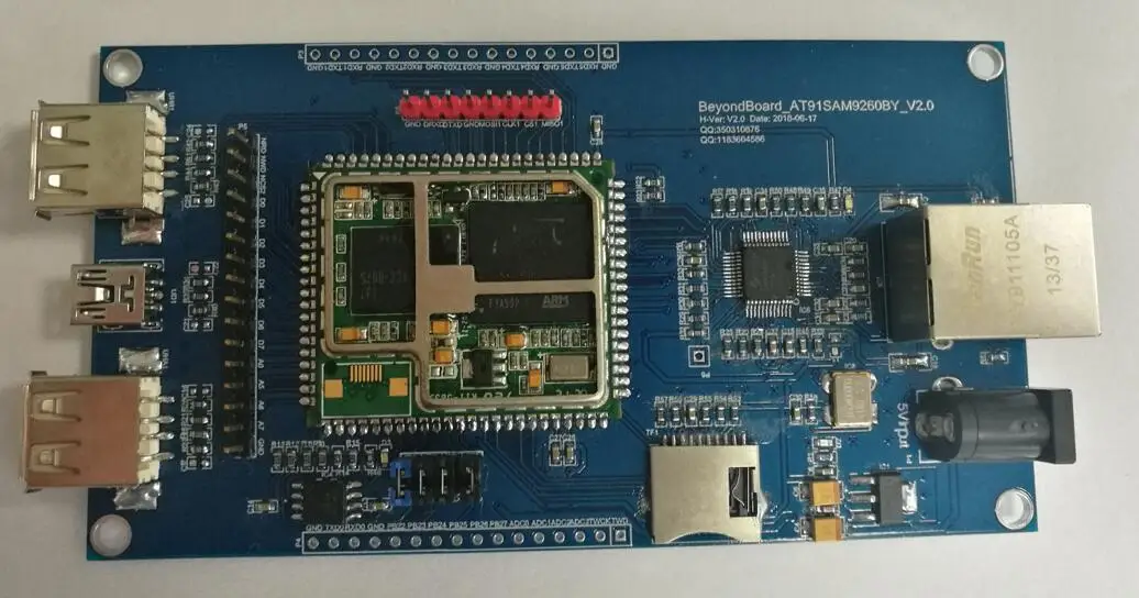 ATmel ARM9 AT91SAM9260 Linux Network Development Board-in