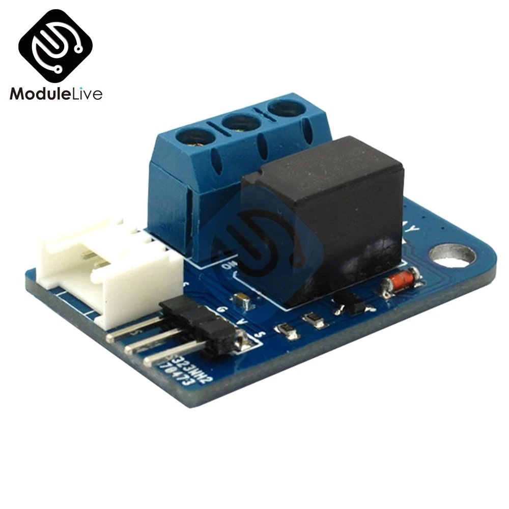 

5V One 1 Channel Relay Module Board For AC 120V DC 24V 2A 3P/4P Interface Black