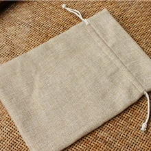 10*14 см 100 шт. Винтаж Стиль джутовых мешках шнурок подарок Сумки для украшений/Свадьба/Рождественский/ день рождения упаковка льняной мешочек Сумки