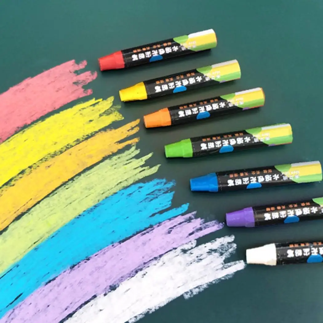 12 шт. экологически чистый мел водорастворимый для детей игрушки Защита окружающей среды граффити упаковка ручек рисунок ручка для школы девочек
