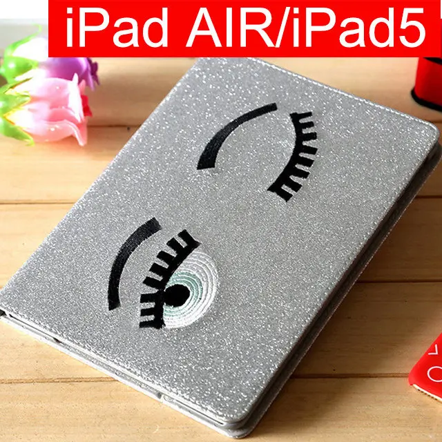 XMXCZKJ милые блестящие чехол для iPad 2/3/4 Air Air2 9,7 мини, на возраст 1, 2, 3, 4, чехол-книжка смарт-чехол из полиуретановой кожи чехол и функцией автоматической блокировки и разблокировки - Цвет: Sliver3for Air ipad5