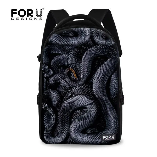 

Japanese snake print shoulder bag version of casual computer backpack students Fashionable travel backpack bags free shipping