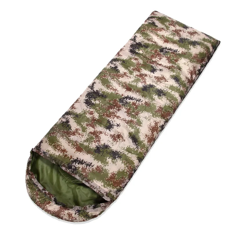 

Outdoor camping sleeping bag camouflage envelope sleeping bag Widening thickened windproof warm winter men's cotton sleeping bag