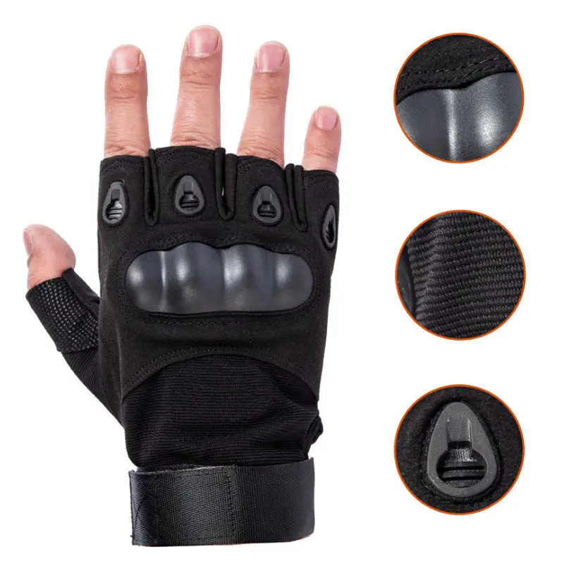 Тактические перчатки с полупальцами для спорта на открытом воздухе, прочные тактические перчатки для мужчин, армейские боевые охотничьи перчатки для страйкбола