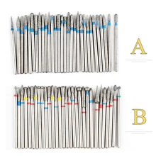 Электрическая дрель для ногтей ELECOOL, 30 шт., 2,35 мм, электрическая дрель, устройство для маникюра, резак, керамические фрезы, набор инструментов для маникюра, салона