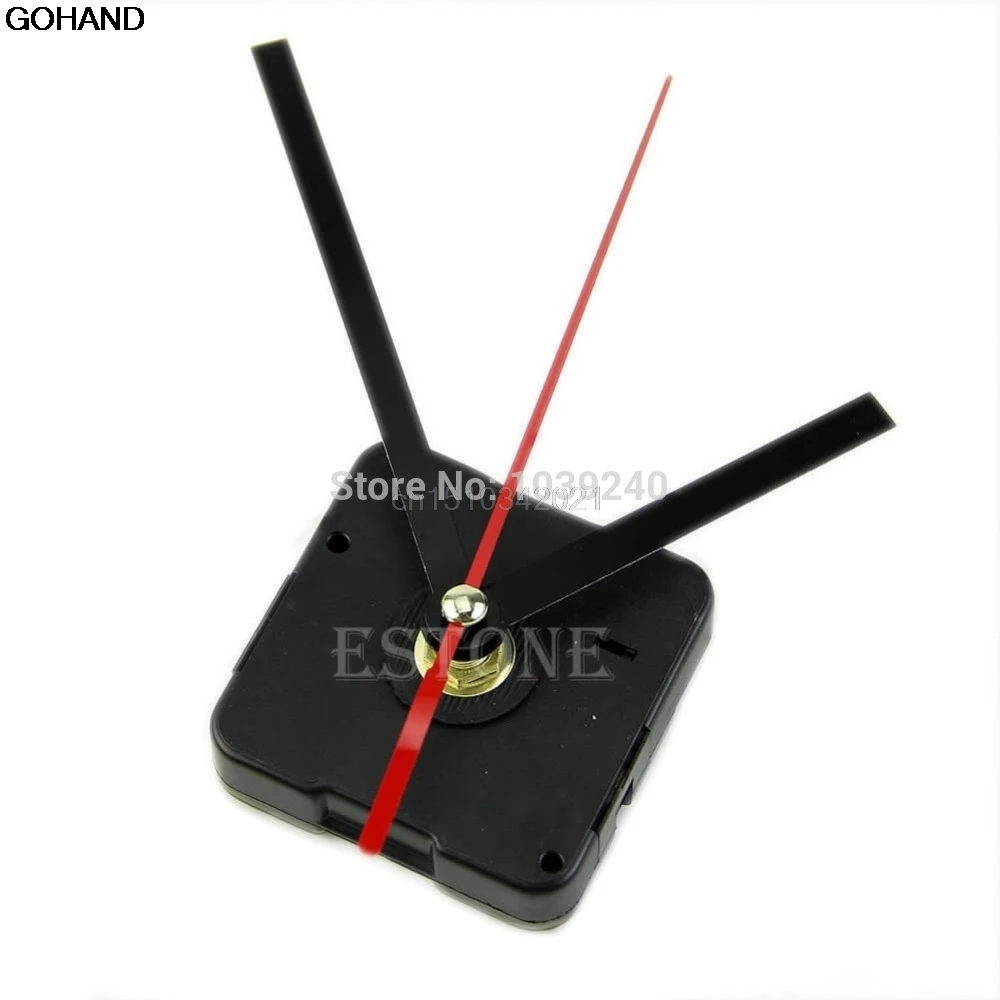

Quartz Clock Movement Mechanism DIY Repair Parts Black + Hands 05