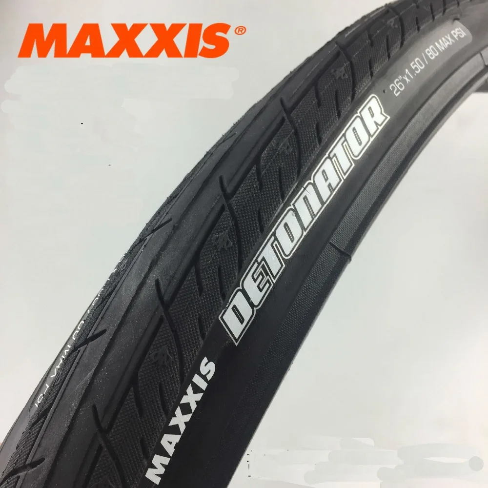 

MAXXIS DETONATOR mtb bicycle Mountain Bike Tyre Bald Tyre Bicycle Tire 26x 1.5 Bike Tire grey edges Made In Taiwan