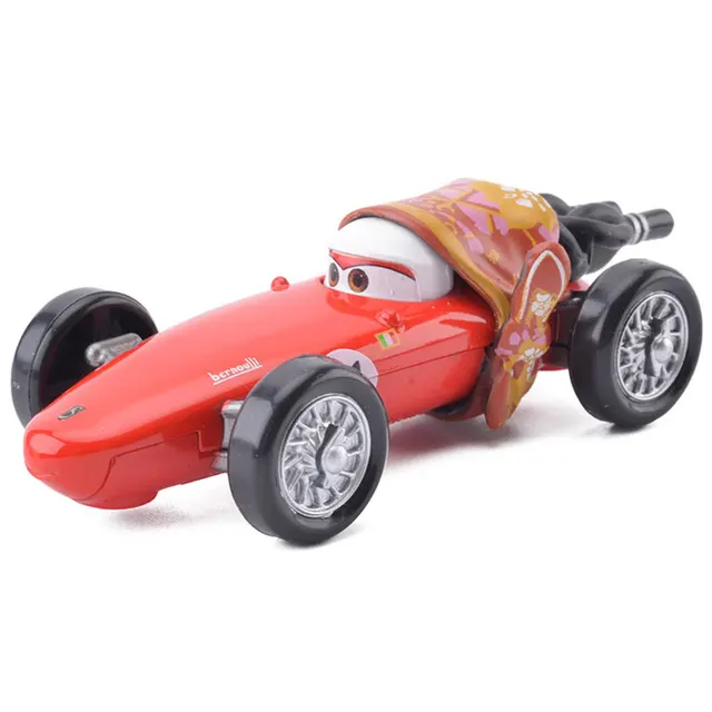 Original Disney Pixar Cars 2 Toys Lightning McQueen The Kings Doc Hudson Mater Metal Model Toy Car Christmas Birthday Boys Gifts 4