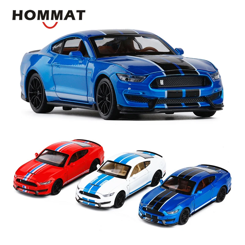 Спортивный автомобиль hommate 1/32 весы Ford Mustang Shelby GT350 металлический сплав 1:32 литье