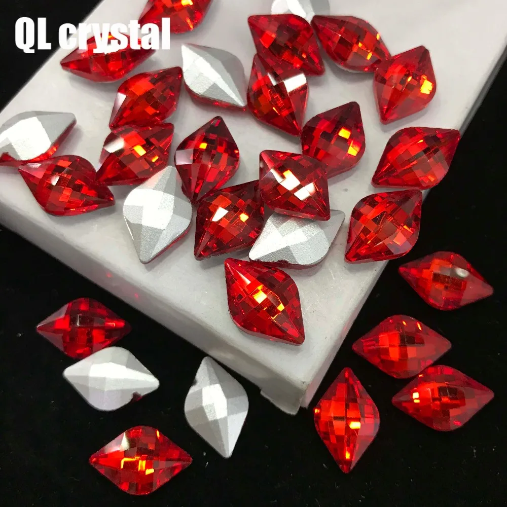 QL кристалл все размеры Американский футбол Pointback горный хрусталь Высокое