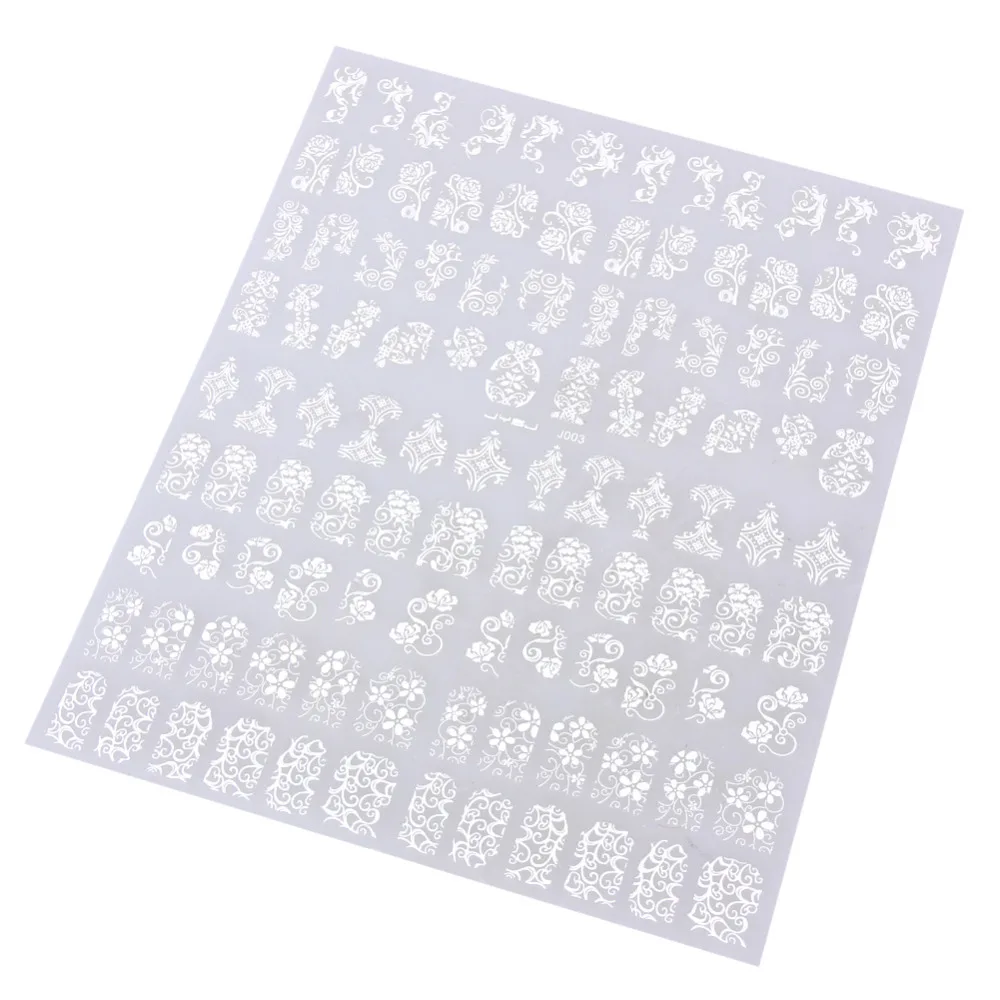 

108 PCS 3D DIY Flower Design Nail Art Stickers Flower Manicure Tips Decals Fashion Nail Art Tips Decorations DIY Beauty Nail Kit
