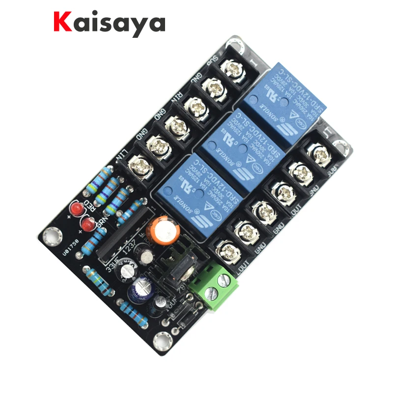 UPC1237 2 1 канальное реле высокой мощности Защитная плата для усилителя HiFi F7