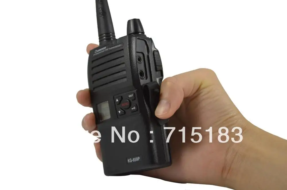 

WOUXUN walkie talkie KG-659P UHF 4W 128CH FM Portable Two-way Radio