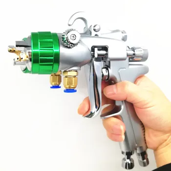 Best Pressure Feed Spray Guns High Quality Double Nozzle Spray Gun Wall Painting ZY8073 Nano Spraying Water Glue Spraying 1.4mm
