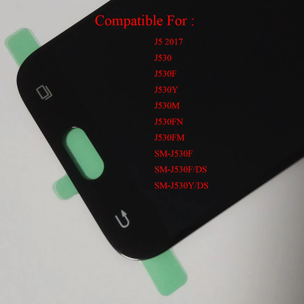 Najtaniej J5 Pro ekran super amoled do Samsung Galaxy J5 PRO 2017 J530 J530F wyświetlacz LCD wymiana ekranu dotykowego Digitizer zgromadzenie